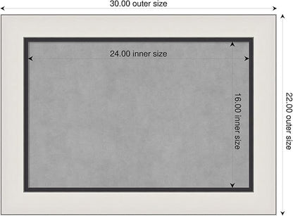 Amanti Art Silver Framed Magnetic Board 22x30 Medium Vision Board - Image 2