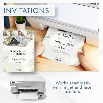 MOS Off-White Cardstock Paper 8.5 x 11 Inch — Heavyweight Cream Card Stock - Image 5