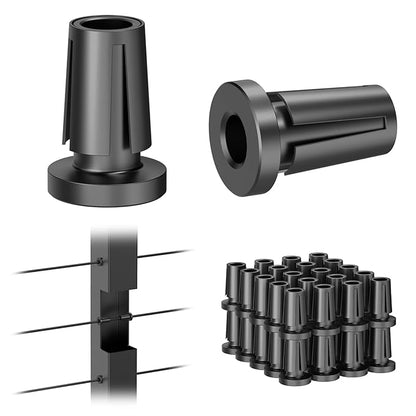 BLIKA Upgraded 40 Pack Stainless Steel Black Protector Sleeves by BLIKA