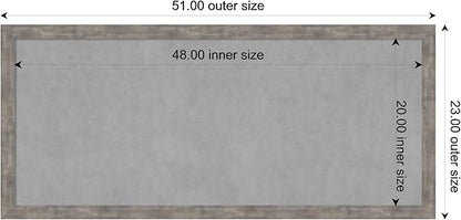Amanti Art Silver Framed Magnetic Board 23x51 Oversize Vision Board - Image 4