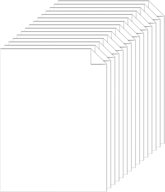 Silunkia 120 Sheets Bright White Cardstock 8.5 x 11 Certificate Paper, by Silunkia