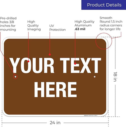 Custom Sign, Personalized Metal Signs, Customize - Image 3