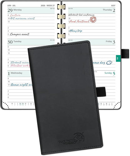 POPRUN 2026 Pocket Planner Weekly and Monthly Calendar by POPRUN