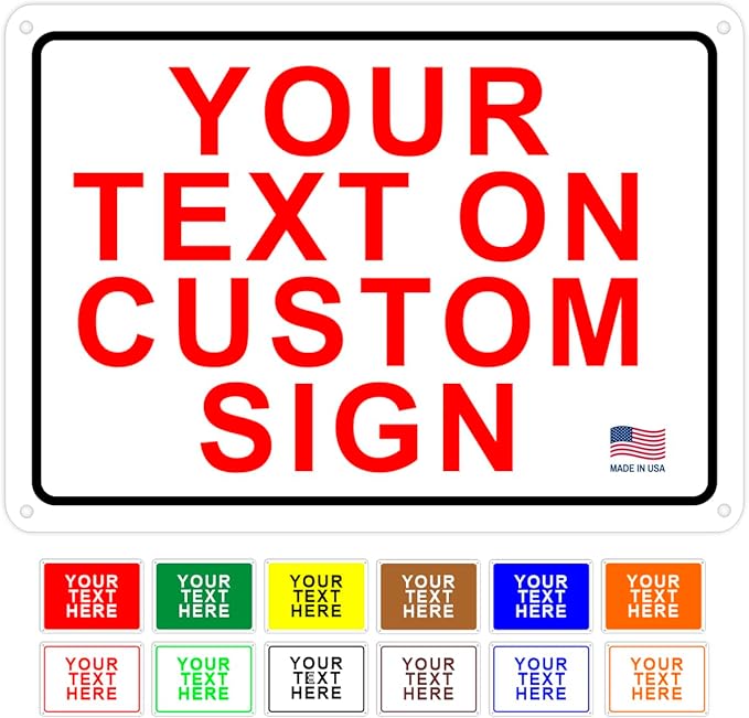 Custom Signs Outdoor Metal 24x18 - Image 2