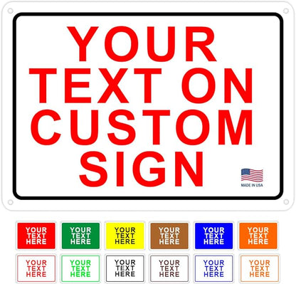 Custom Signs Outdoor Metal 24x18 - Image 2