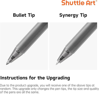 Shuttle Art Black Gel Pens, Ink Glide Series 60 Pack Retractable 0.5mm Fine - Image 9