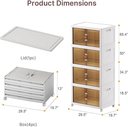 UAMFURI Extra Large Stackable Storage Bins - Image 4