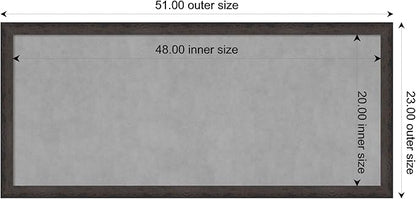 Amanti Art Black Framed Magnetic Board 23x51 Oversize Vision Board - Image 3