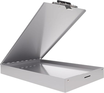 Saunders Metal Clipboard with Storage, Letter Size Paper Organizer, Steel Clip - Image 7