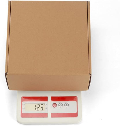 PHAREGE 8x8x4 inch Gift Shipping Boxes Bulk 25 Pack Brown, Tab Lock Tuck Top - Image 6