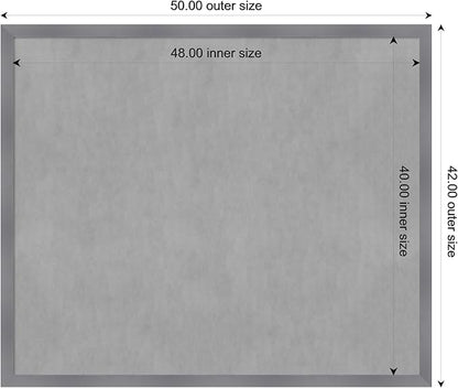 Amanti Art Grey Framed Magnetic Board 42x50 Oversize Vision Board - Image 4
