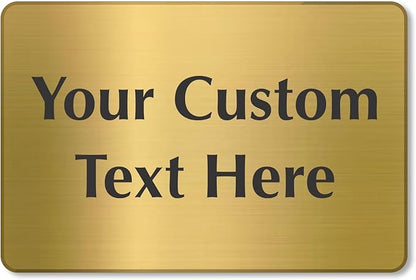 SmartSign Custom Brass Sign - Image 6
