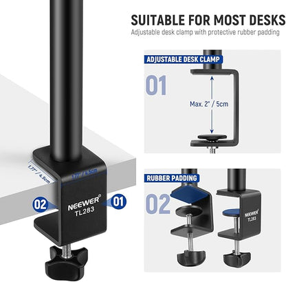 NEEWER Extendable Camera Desk Mount - Image 5