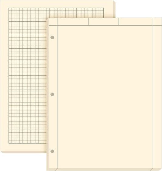 Seajan 2 Pcs Engineering Paper Notebook Engineering Computation Pad 8.5 x 11 by Seajan