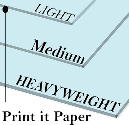 Print It - Vellum Bristol Colored Cardstock Cover Paper, 67 Lb, 8.5" X 11” - Image 2