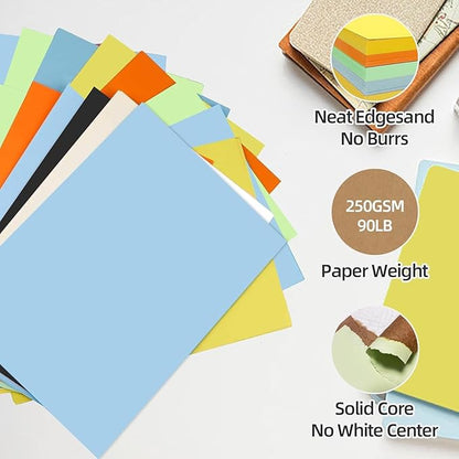 30 Sheets Grey Cardstock 8.5'' x 11'', 250gsm/90lb Heavyweight Cover Cardstock - Image 3