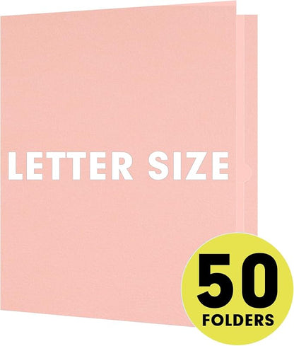 Two Pocket Folders, RAZCC 50 Pack 2 Pocket Folders Fit Letter Size Paper - Image 4