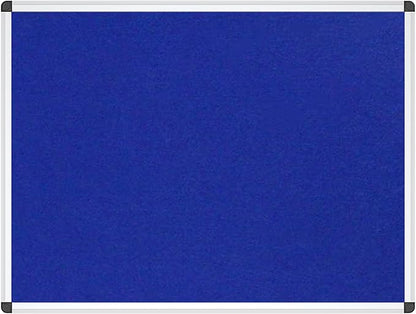 VIZ-PRO Notice Board Felt Blue, 36 X 24 Inches - Image 2