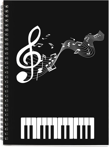 MAXCURY Blank Sheet Music Composition Manuscript Staff Paper Art Music Notebook by MAXCURY