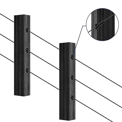 RiaYer 20 Pack 45 Degree Angle Protective Sleeves, T316 Marine Grade Cable - Image 3