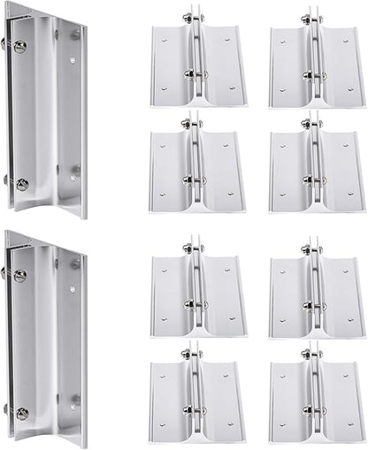 Aluminum Corridor Sign Holder, 10 Pack Direct Sign Mount Bracket, Design by SINKAA