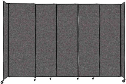 Versare Straightwall Sliding Portable Wall Partition | Freestanding Office by VERSARE