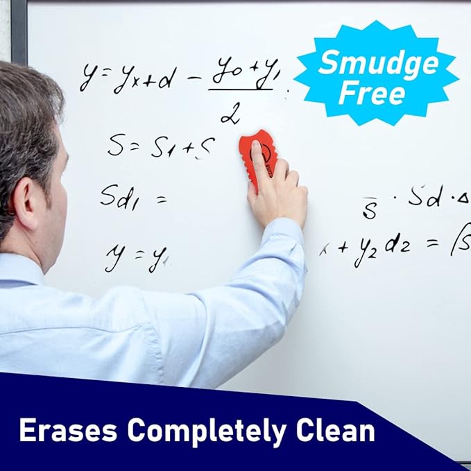 Dry Erase Eraser Magnetic Whiteboard Eraser 8 Pack White Board Erasers - Image 5