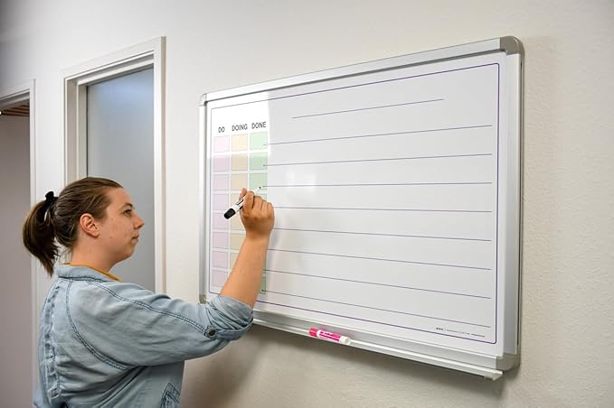 Do - Doing - Done List Whiteboard 48" x 36" - Image 3
