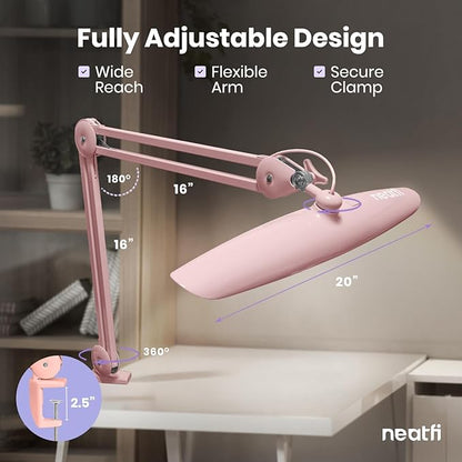 Neatfi XL 2, 200 Lumens LED Task Lamp, 24W Super Bright Desk Lamp, 4 Level - Image 7
