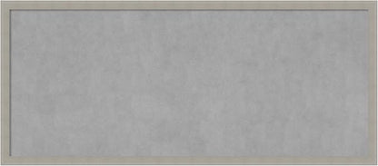 Amanti Art Grey Framed Magnetic Board 22x50 Oversize Vision Board by AmantiArt