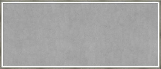 Amanti Art Silver Framed Magnetic Board 21x49 Oversize Vision Board by AmantiArt
