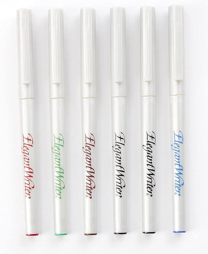 Speedball 2881 Elegant Writer 6 Fine Calligraphy Markers Set - Image 3
