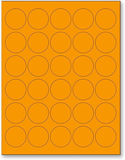 NextDayLabels - 8-1/2 x 11 Neon Color High Light Fluorescent Labels by NextDayLabels