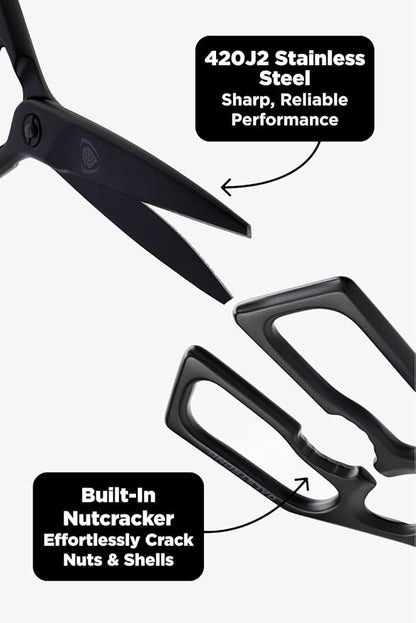 Dalstrong Japanese Stainless Steel Ambidextrous Kitchen Scissors - Image 9