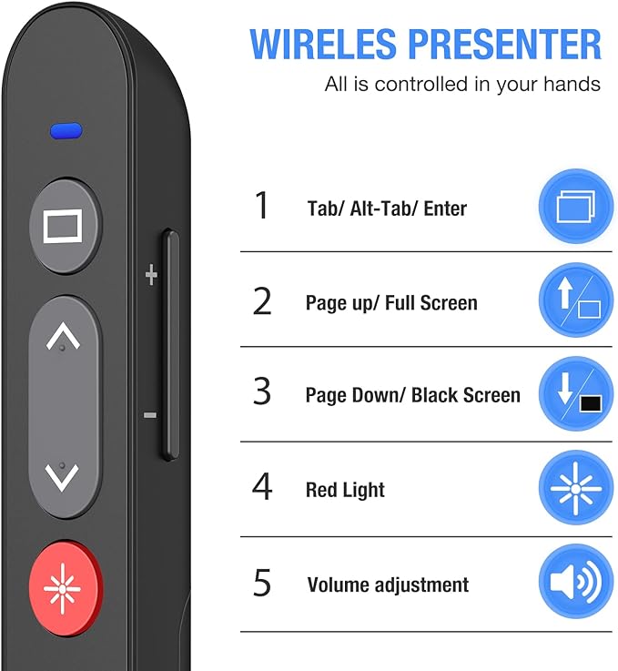 Presentation Clicker, Wireless Presenter Clicker - Image 3