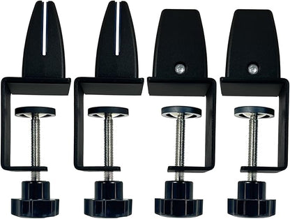 Jhanw 4-Pack Adjustable Aluminum Desk Clamps by Jhanw
