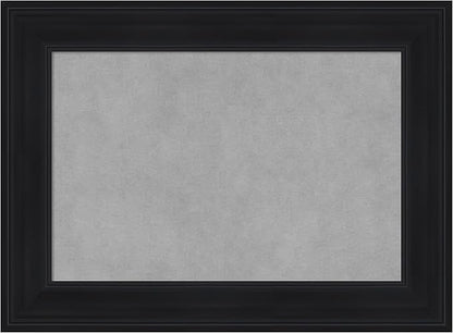 Amanti Art Black Framed Magnetic Board 17x23 Small Vision Board by AmantiArt