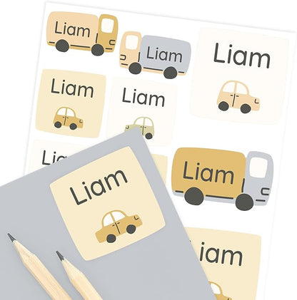 Large Name Labels for Kids by Teddylabels