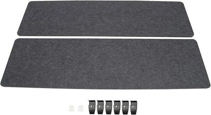 ReFocus Raw Clamp-On Acoustic Desk Divider Mounted Privacy Panel Set – Reduce - Image 9