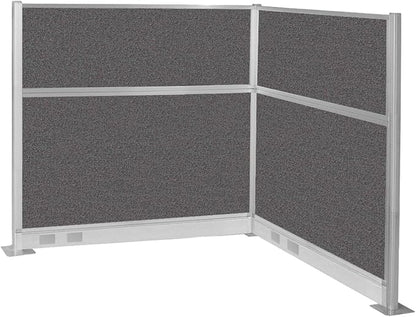 Versare Pre-Configured Hush Panel Electric Cubicle | Workstation Divider Walls by VERSARE