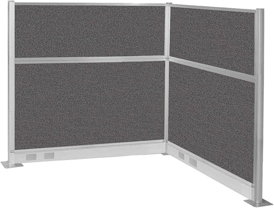 Versare Pre-Configured Hush Panel Electric Cubicle | Workstation Divider Walls by VERSARE