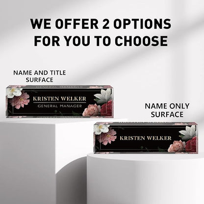 Desk Name Plate Personalized, Custom Name Plates - Image 2