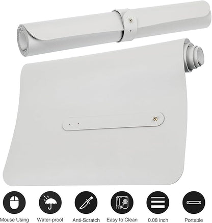 Boutilon Leather Desk Pad Protector, Non-Slip Mouse Pad, Laptop Desk Pad - Image 3