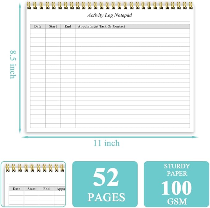 Getvow Activity Log Notepad - Image 3