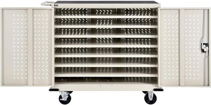 Global Industrial Mobile Storage & Charging Cart, 24 Laptop & Chromebook Device - Image 3