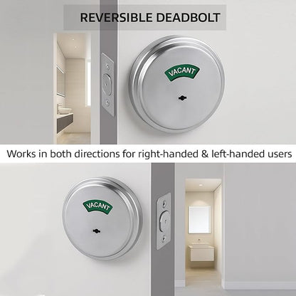 in-Use Vacant Commercial Bathroom Door Lock - Image 5