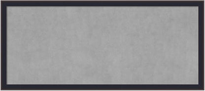 Amanti Art Black Framed Magnetic Board 23x51 Oversize Vision Board by AmantiArt