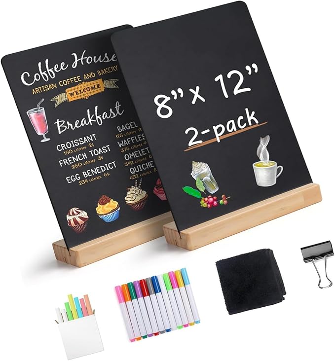 Double-Sided 8x12Inch Chalkboard - Image 9