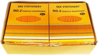 SKKSTATIONERY 600Pcs 2 HB Pencils Pre-sharpened pencils Set, Woodcase Lead - Image 2