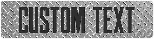 Custom Sign, Custom Street Sign, 11 Font Colors, 13 Font Styles, 4 Hole Options by MySignCenter